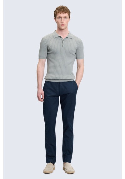 Hatemoğlu Haki Regular Fit Polo Yaka Rayon Tişört