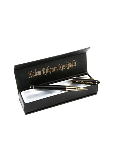 Öğretmenler Günü Hediyesi Özel Kutulu Roller Kalem Hdy46467801- Siyah