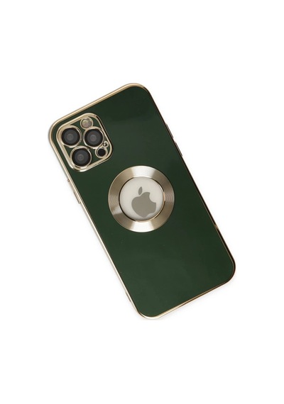 İphone 12 Pro Max Kılıf Store Silikon - Yeşil