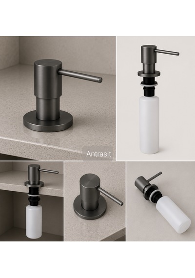 Ankastre Sabunluk Mutfak/banyo Antrasit