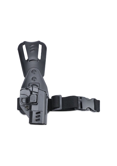 Black Grips Glock 17 19 Uyumlu Polimer Taktik Kılıf Ve Alçak Taşıma // Siyah Siyah