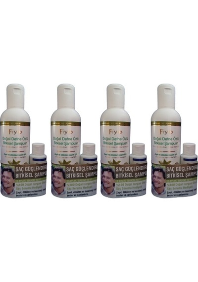 Fiyto Defne Özlü Şampuan 4 x 500 ML + Saç Serumu 4 x 75 ML