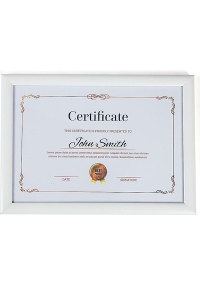A4 Çerçeve Beyaz Kırılmaz Pvc Camlı 21x30 Sertifika Diploma Belge Fotoğraf Için 002 A4 Çerçeve Beyaz Kırılmaz Pvc Camlı 21x30 Sertifika Diploma Belge Fotoğraf Için 002