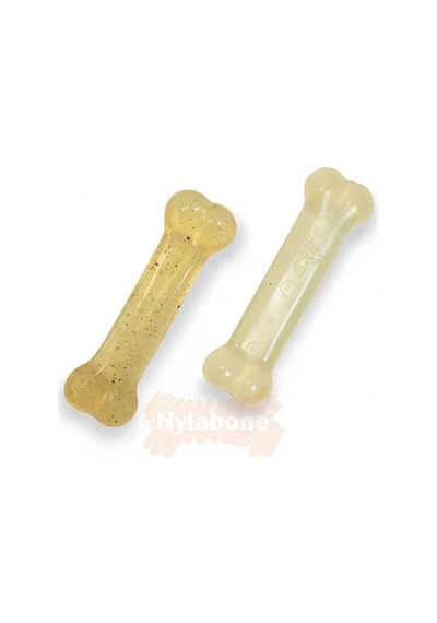 Nylabone Tavuk Aromalı Köpek Çiğneme Kemiği XS