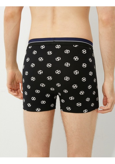 Koton 3'Lü Boxer Seti Futbol Temalı Baskılı Pamuklu Siyah Desenli 3Slm90023Mk 3Slm90023Mk25G Koton 3'Lü Boxer Seti Futbol Temalı Baskılı Pamuklu Siyah Desenli 3Slm90023Mk 3Slm90023Mk25G