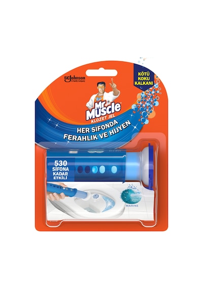 Mr. Muscle Klozet Jel Blok Tuvalet Temizleyici Marine 36 G