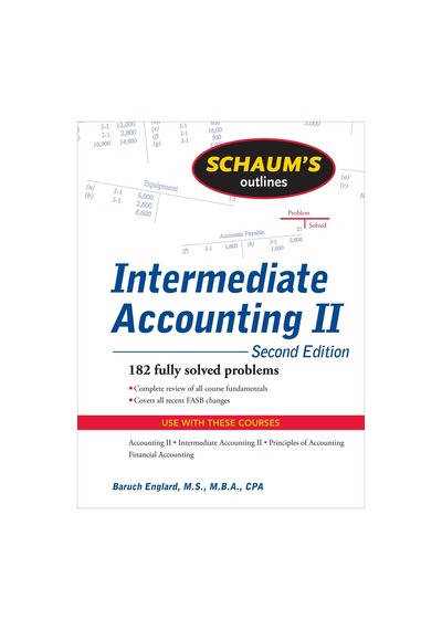 Schaum's Outline Of Intermediate Accounting Iı, 2ed