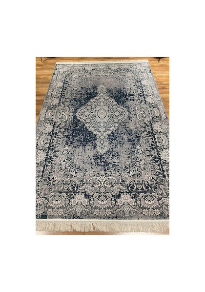 Mystıc Qm06b Mavi-krem Halı Çok Renkli