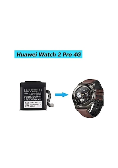 Huawei Watch 2, Watch 2 Pro, Watch Gt+ Saat Pili Hb512627ecw Yedek Pil Batarya +tamir Seti Senalstore