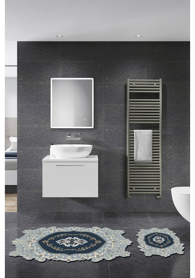 Alanur Açelya Lazer Kesim 2 Li Banyo Takimi St210143kr Mavi
