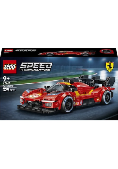 LEGO® Speed Champions Ferrari 499P 77261 - 9 Yaş ve Üzeri için Gerçekçi Detaylar İçeren Yaratıcı Oyuncak Yapım Seti (329 Parça)