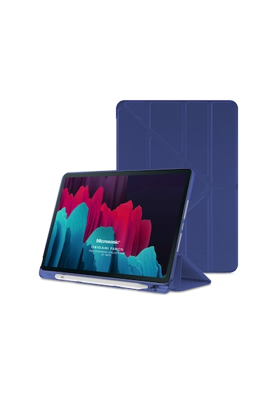 Samsung Galaxy Tab S10 Fe İçin Kılıf Origami Pencil Lacivert Galaxy Tab S10 Fe X520 İle Uyumlu Kılıf - Lacivert
