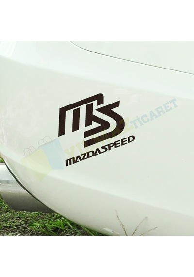 Mazda Speed Depo Kapağı Oto Sticker Etiket Yapıştırma Çıkartma