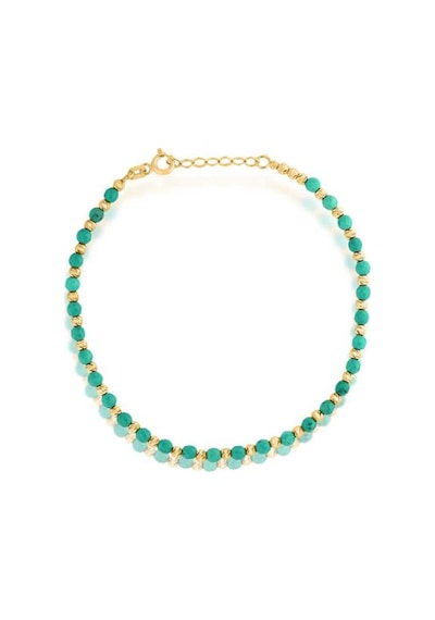Firuze Bileklik-BL00029 - 35264611 Sarı Altın