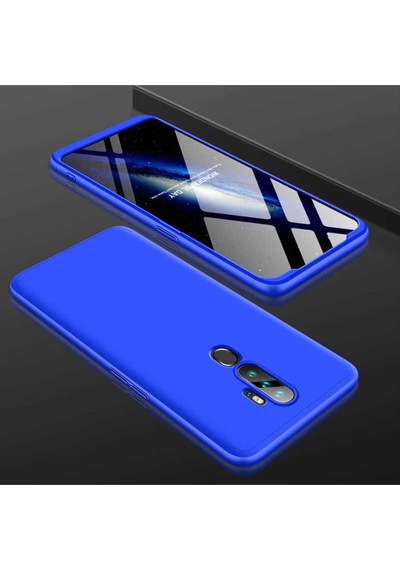 Oppo A5 2020 Kılıf Zore Ays Kapak Mavi
