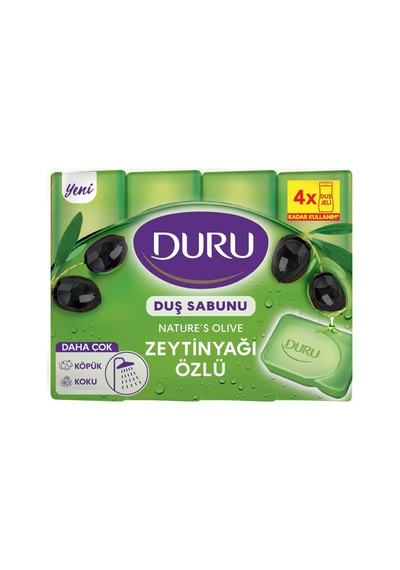 Duru Natural Olive Zeytinyağlı 4x150 G - 4 Adet Tarı