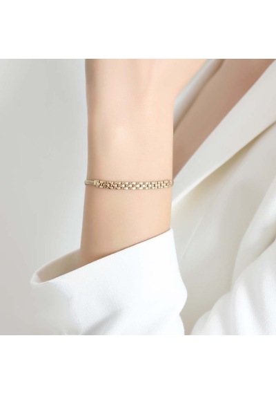 Altın Sade Bileklk BL0012 Sarı Altın