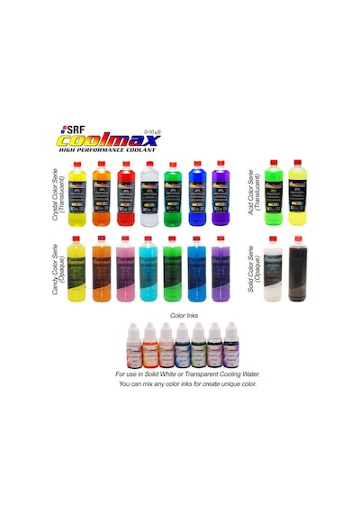 Srf Coolmax Bilgisayar Soğutma Sıvısı 1000ML Kristal Transpar