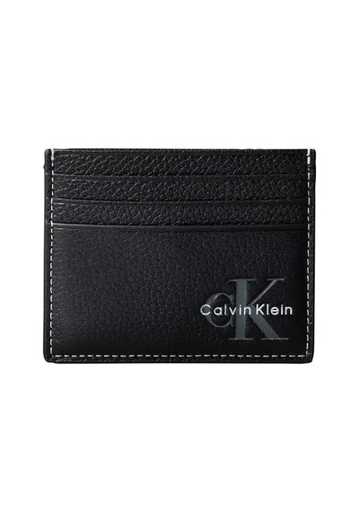 Calvin Klein Bold Pebble Cardhold, Ub1 Siyah Erkek Kartlık