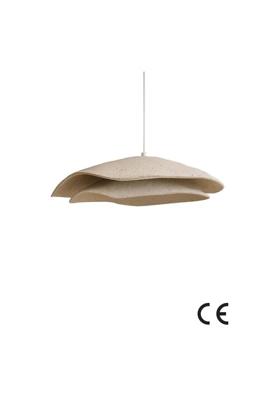 Karbon Beton Avize Tekli Sarkıt Modern Tavan Aydınlatma, E27 Duy, 50 65 Cm, 65 Cm Yükseklik Marvante Handmade Diğer