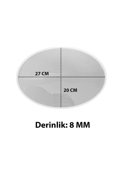 Tahtakale Toptancı Epoksi Oval Söz Ve Nişan Tepsisi Kalıbı 27x20 Cm
