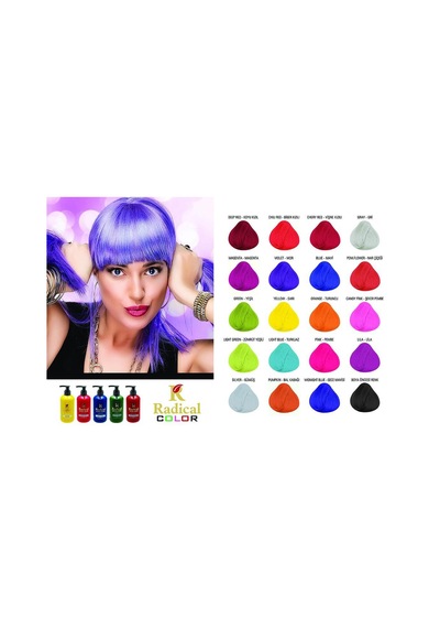 Radical Color Saç Boyası 250Ml Yeşil
