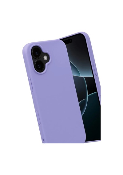 Newface Apple İphone 17 Nano İçi Kadife Silikon - Lila