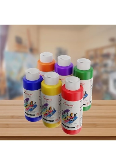 Ara Renkler Akrilik Boya 6'lı Set 6x120 Ml 0,15 L