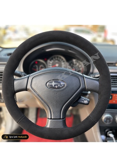 Subaru Impreza Dikme Direksiyon Kılıfı Alcantara Süet Monza Black Gd-gg Bugeye-blobeye Tuşsuz 2000-2005 Siyah