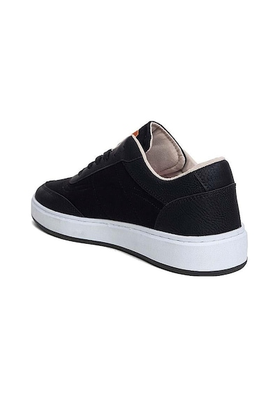 Günlük Erkek Sneaker Bağcıklı Fuspetli Rahat Casual Dikişli Keten Kaymaz Taban Yazlık Mevsimlik Yürüyüş Spor Ayakkabı 2024 SİYAH-BEYAZ