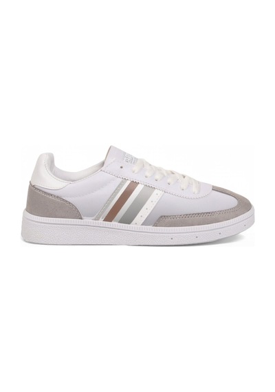 Grijak Beyaz-buz Bağcıklı Hafif Esnek Rahat Tabanlı Unisex Yürüyüş Ve Spor Ayakkabı Sneaker 015 G