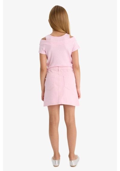 Defacto Kız Çocuk Gabardin Etek E2649a825smpn666 Pembe