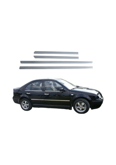 Volkswagen Bora Krom Kapı Çıtası 1998-2004 4prç Paslanmaz Çelik N11.276