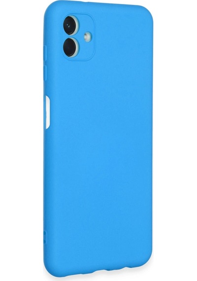 Ilkeshop Newface Samsung Galaxy Uyumlu A04e Kılıf Nano İçi Kadife Silikon - Mavi