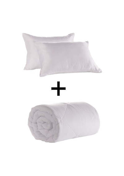 Madame Clean Microfiber Çift Kişilik Yorgan + 2 Adet Yastık Seti