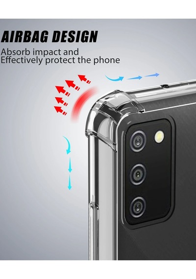 Gld-spt- Newface Samsung Uyumlu Galaxy A02s Kılıf Olex Tpu Silikon