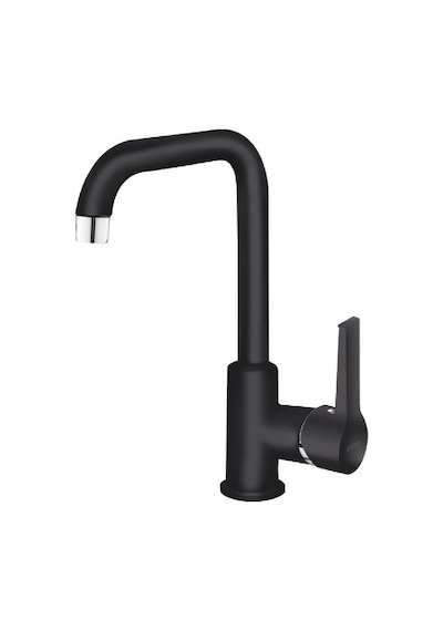 Penta Agena P903B L Borulu Lavabo Bataryası Siyah