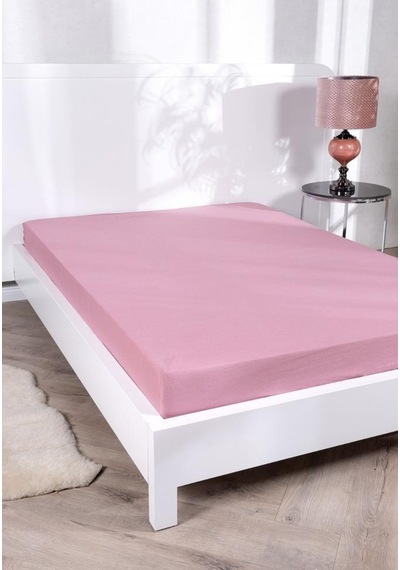 Aç-tak Lastikli Tek Kişilik Çarşaf 160x200+30 Cm Polycotton Matriss Serisi Pudra