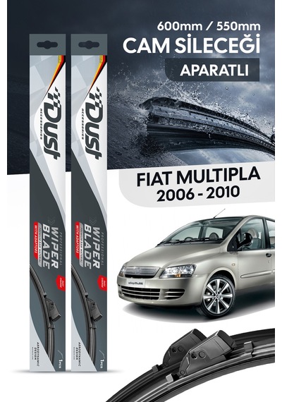 Fiat Multipla 2006-2010 Uyumlu Silecek Takımı 600mm/550mm S7