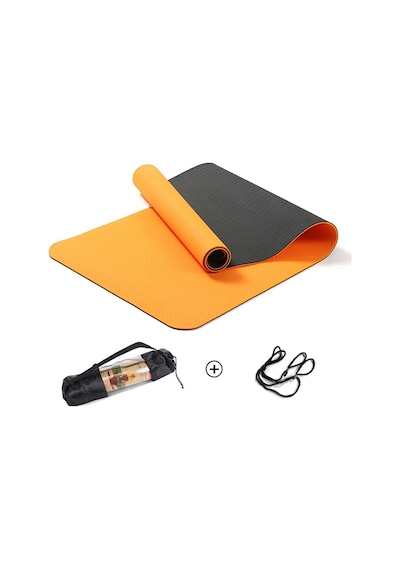 Pilates & Yoga Minderi, Çift Renkli Mat Turuncu