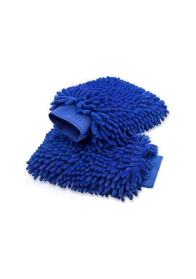Mikrofiber Püsküllü Hassas Araç Oto Yıkama Eldiveni 2 Adet