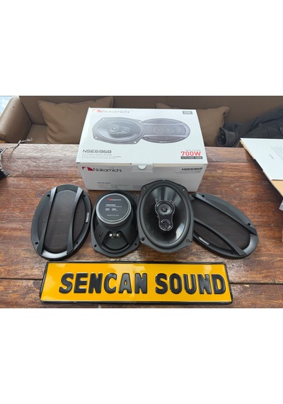Nakamichi - 6x9 Oval Koaksiyel Hoparlör Japon 700watt 100rms - Sencan Sound
