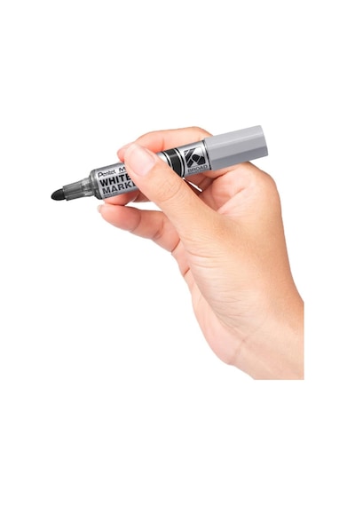 Pentel Mwl5 M Kolay Kuruyan Tahta İle Marker Maxiflo Termos Yuvarlak Uçlu, 2.5 Mm, 1 Adet Genel