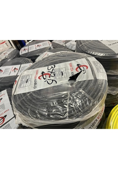 100 M 3x2.5 MM Tam Kesit CCA TTR Elektrik Kablosu