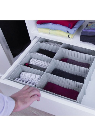 Çekmece Düzenleyici Ayarlanabilir Kesilebilir Takı Toka Çorap Organizeri Organizer Fma01000 Plastik Diğer