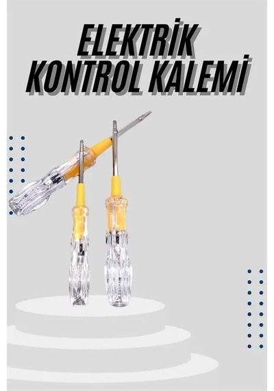 Kontrol Kalemi Çift Taraflı Uçlu Elektrik Akım Test Cihazı 54050804