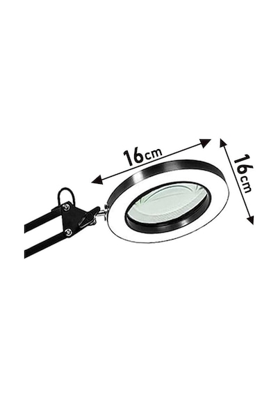 Büyüteçli Masa Lambası Usb Güç Bağlantılı 10x Büyütmeli Led Işıklı Masaüstü Lamba 360 Derece Dönebilen Başlıklı Ayarlanabilir Parlaklık Seviyeli Esnek Kollu Çalışma Lambası Flb06 .
