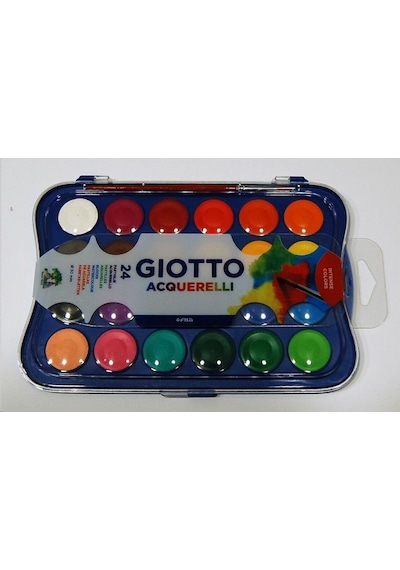 Giotto Sulu Boya 24 Renk Çap 30 mm 352400