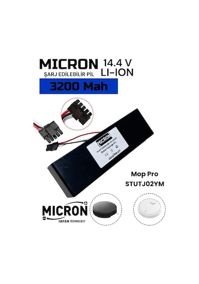 Xiaomi Vacuum Mop Pro Stytj02ym Uyumlu 14.4v 3200 Mah Robot Süpür