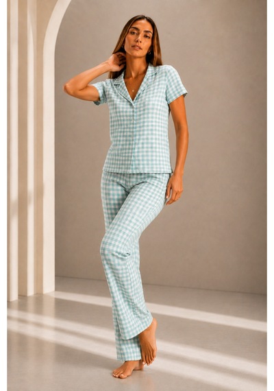 Norcia Sports Kadın Kısa Kol Rahat Kalıp Şık Su Yeşili Pijama Takımı Çok Renkli - 929322980 Çok Renkli - 929322980 Çok Renkli Norcia Sports Kadın Kısa Kol Rahat Kalıp Şık Su Yeşili Pijama Takımı Çok Renkli - 929322980 Çok Renkli - 929322980 Çok Renkli
